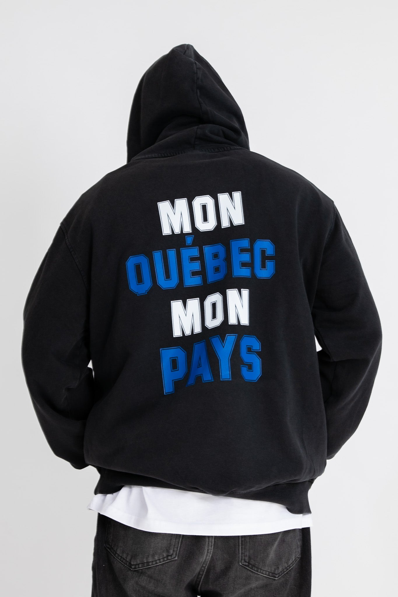 Coton ouaté ample délavé – Mon Québec Mon Pays